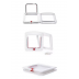 Pet Safe Cat Dog Door Hole Control Free In and Out Two-Way Adjustment Pet Safe Cat Dog Door Hole Control Free In and Out Two-Way Adjustment